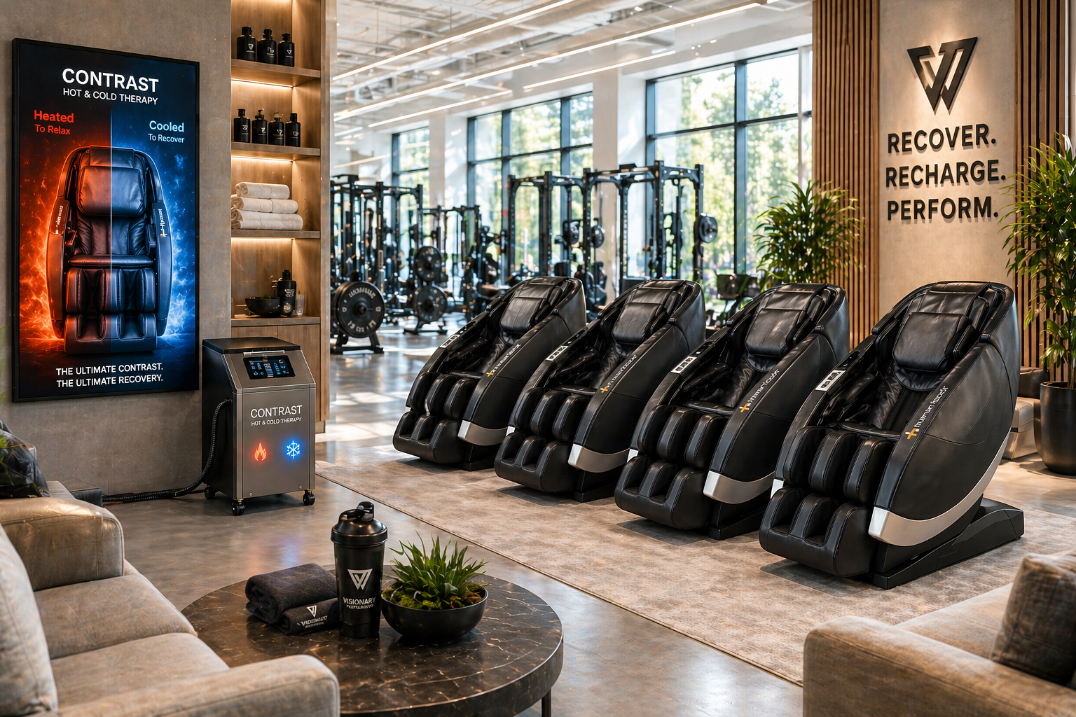 Featured Gym + Recovery setting