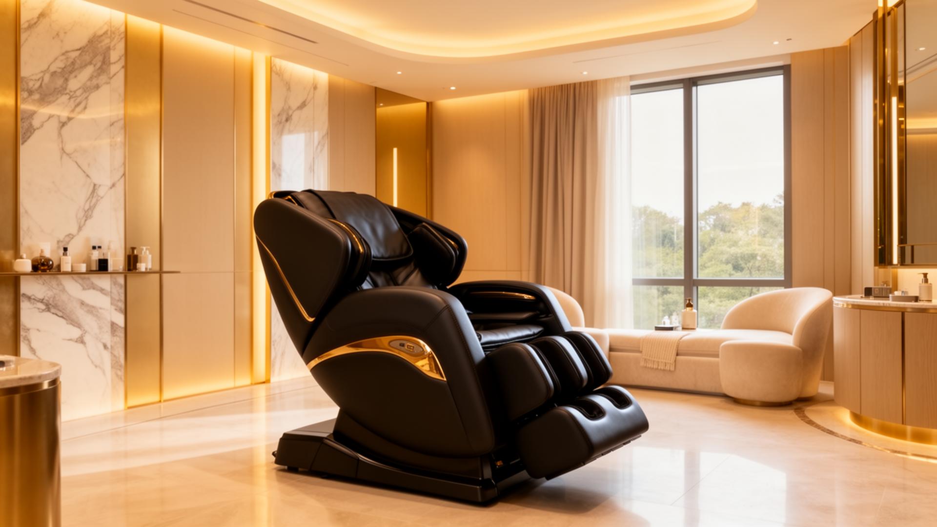Luxury recovery lounge with Human Touch chair